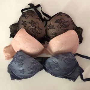 Victoria Secret 32B Bra Set of 3